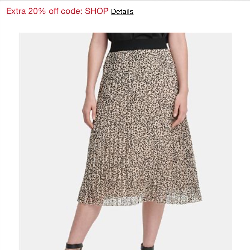 Bundle skirt and top. Pleated Skirt  & multicolor